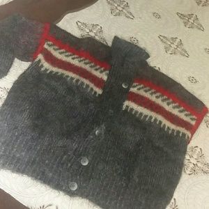 Mohair handmade Scotland made cardigan